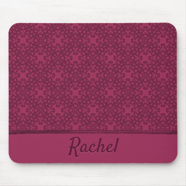 Personalised mulberry pattern mouse pad (Front)