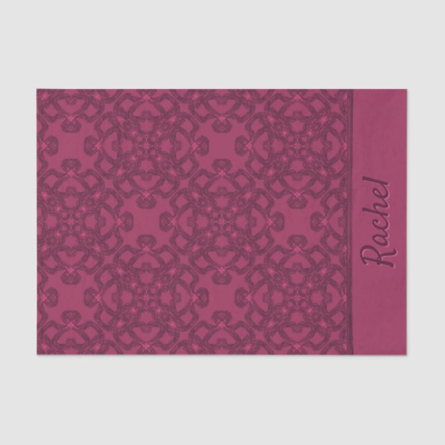 Personalised Mulberry Pattern Tissue Paper (Front)