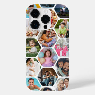 Personalised Multi Photo Hexagon Collage Case-Mate iPhone 14 Pro Case