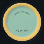 Personalised Multicolor Let's Get Beachy Paper Plate<br><div class="desc">Personalised Multicolor Let's Get Beachy Paper Plates</div>