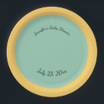 Personalised Multicolor Let's Get Beachy Paper Plate<br><div class="desc">Personalised Multicolor Let's Get Beachy Paper Plates</div>
