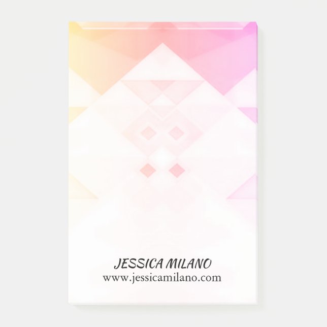Personalised Multicolored Notes (Front)