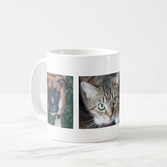 Personalised Multiple Pet Photo Mug (Front Left)
