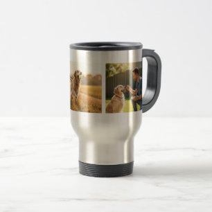 Personalised Multiple Pet Photo Travel Mug