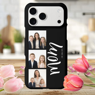 Personalised Mum 3 Photo Year Established Modern