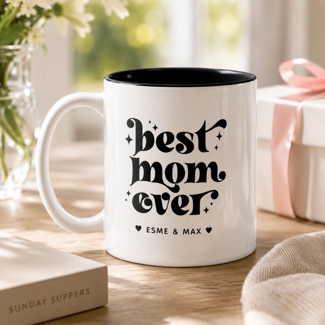Personalised Mum Coffee Mug with Kids Names (Creator Uploaded)