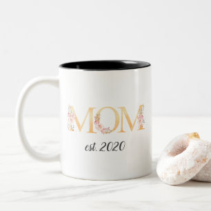 Personalised Mum Floral Mug