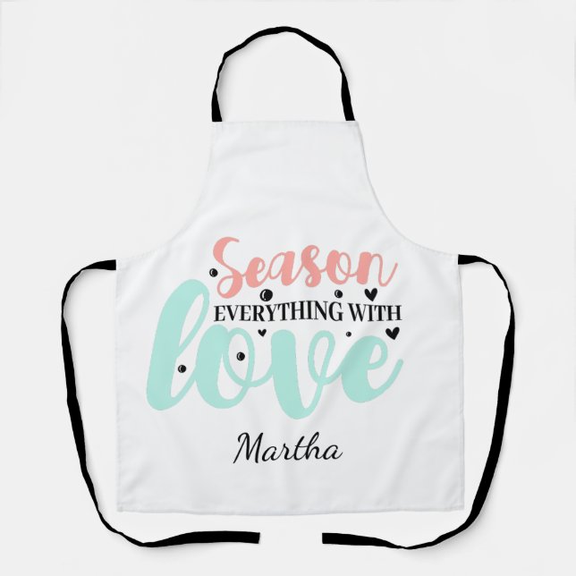 Personalised Mum gift Apron (Front)