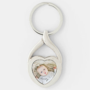 personalised mum gift, Custom family photo on Keyc Key Ring