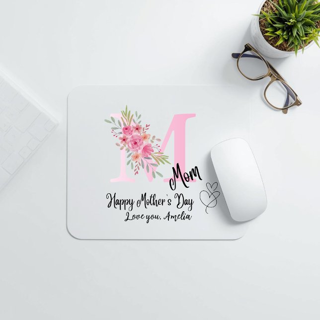 Personalised Mum Initial Mousepad (Creator Uploaded)