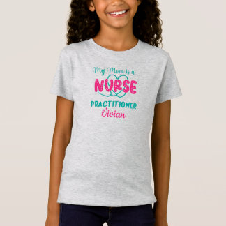 Personalised Mum is Nurse Practitioner  Grey T-Shirt