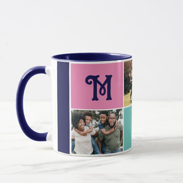  Personalised Mum | Mothers Day 3 Photo Collage Mug (Left)