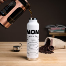 Personalised Mum Nutrition Facts with Photos