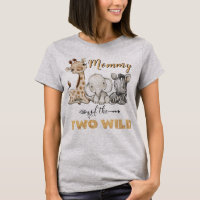 Personalised Mum of the Two Wild 2nd Birthday Foil
