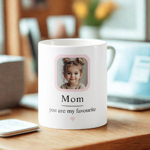 Personalised Mum Photo Mug You Are My Favourite