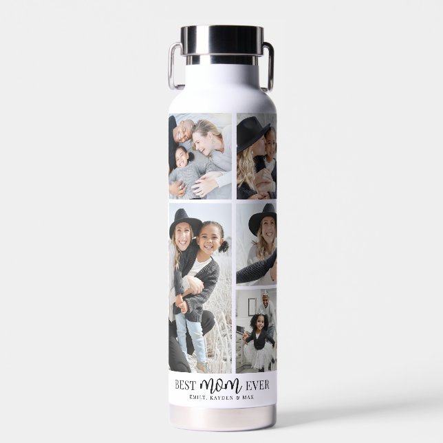 Personalised Mum Photo Water Bottle (Front)