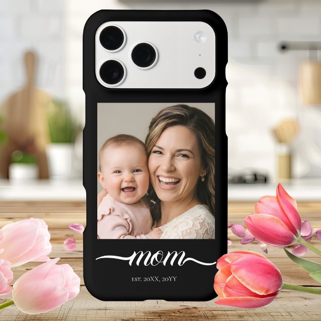 Personalised Mum Photo Year Established Modern (Creator Uploaded)