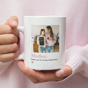 Personalised Mum Thank You Photo Coffee Mug