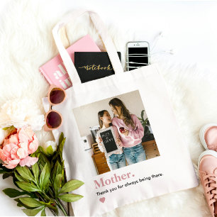 Personalised Mum Thank You Photo Tote Bag