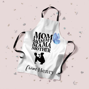 Personalised Mum Typography Apron