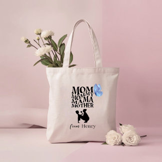 Personalised Mum Typography Tote Bag