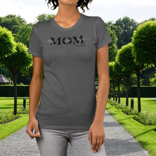 Personalised Mum with Children's names Established T-Shirt