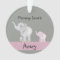 Personalised Mummy And Baby Elephant Ornament