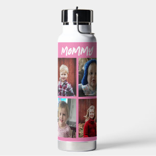 Personalised Mummy   Children's Photos Water Bottle