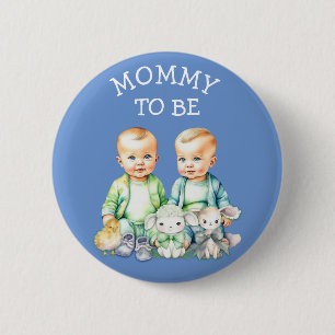 Personalised Mummy to be Baby Shower Button