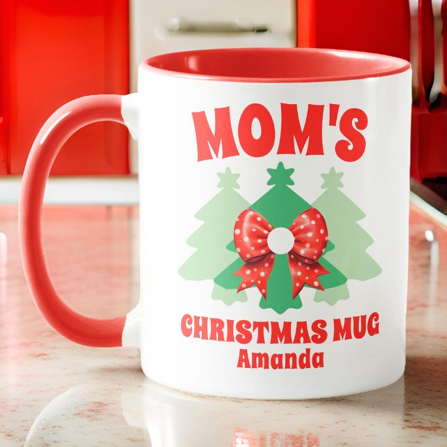 Personalised Mum's Christmas Mug (Creator Uploaded)