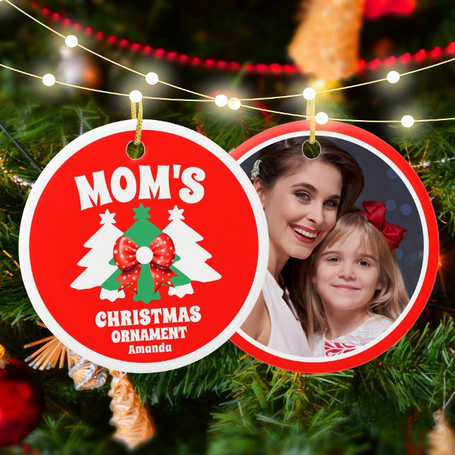 Personalised Mum's Photo Christmas Tree Ornament (Creator Uploaded)