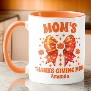 Personalised Mum's Thanksgiving  Mug