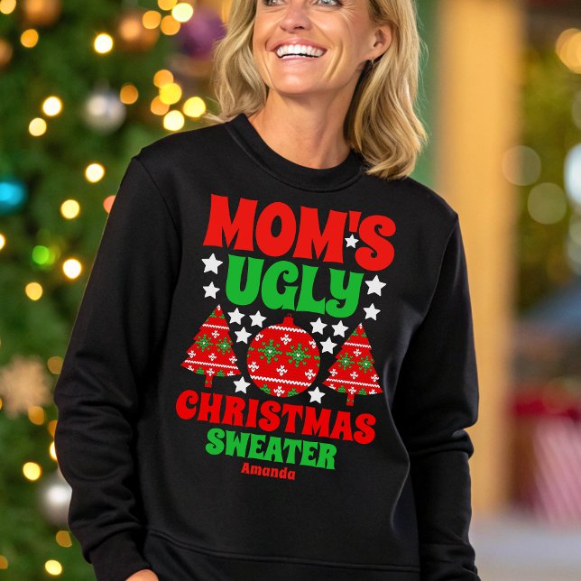 Personalised Mum's Ugly Christmas Sweater (Creator Uploaded)
