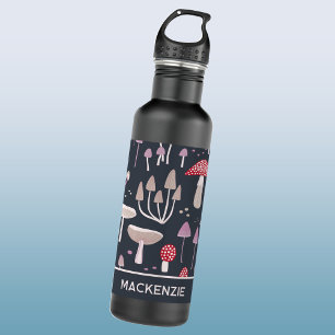 Personalised Mushroom Toadstool Fungi 710 Ml Water Bottle