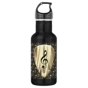 Personalised Music Note Guitar Pick 532 Ml Water Bottle