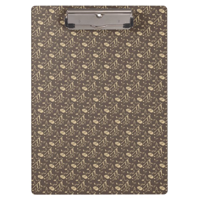 Personalised Music Note Guitar Pick  Clipboard (Front)