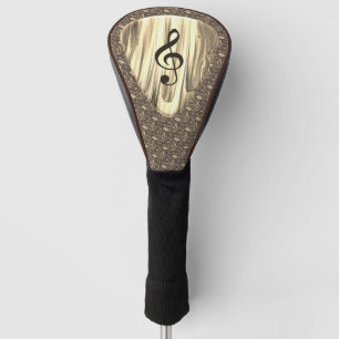 Personalised Music Note Guitar Pick  Golf Head Cover