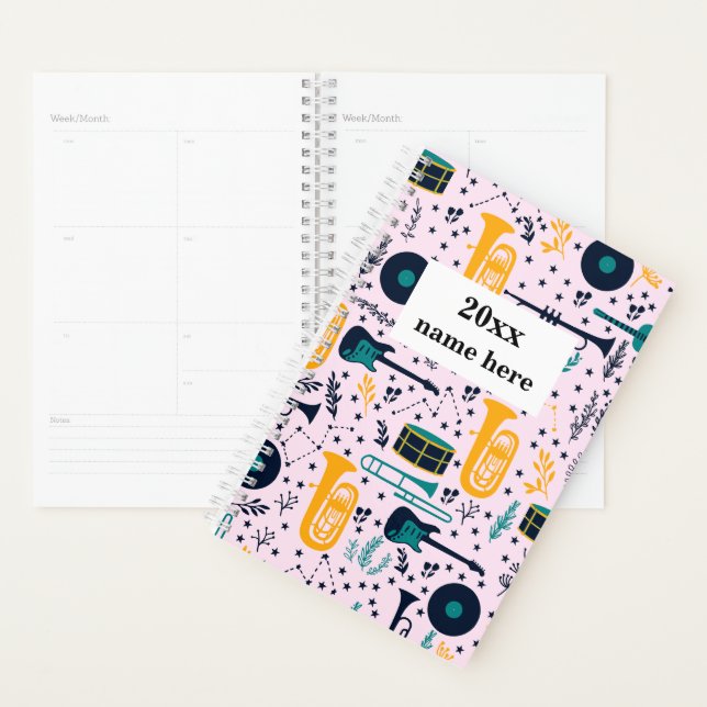 Personalised Music Teacher Planner (Display)