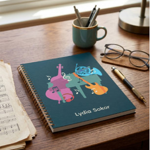 Personalised Music-Themed Planner