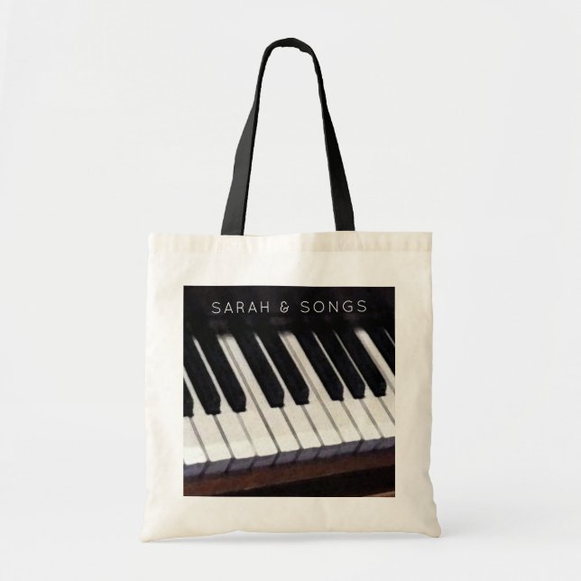 Personalised Music Tote Bag (Front)
