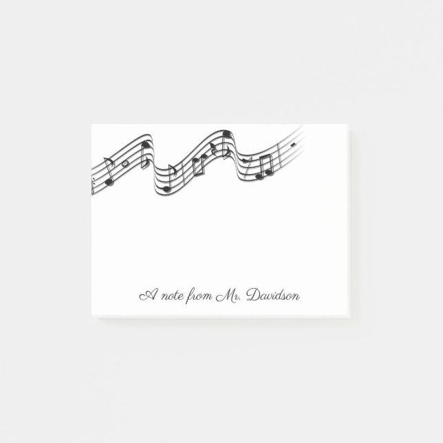 Personalised Musical Notes Instruments (Front)