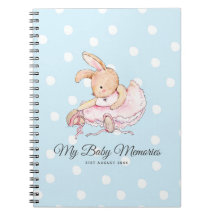 Personalised MY BABY MEMORIES - Rabbit Ballerina