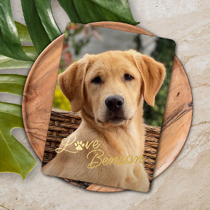 Personalised My Best Friend Picture Love Paw Print