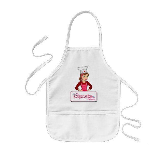 Personalised "My Cupcake Bakery" Kids Apron (Front)
