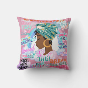 Personalised My Motivation Cushion