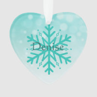 Personalised Myasthenia Gravis Warrior Snowflake