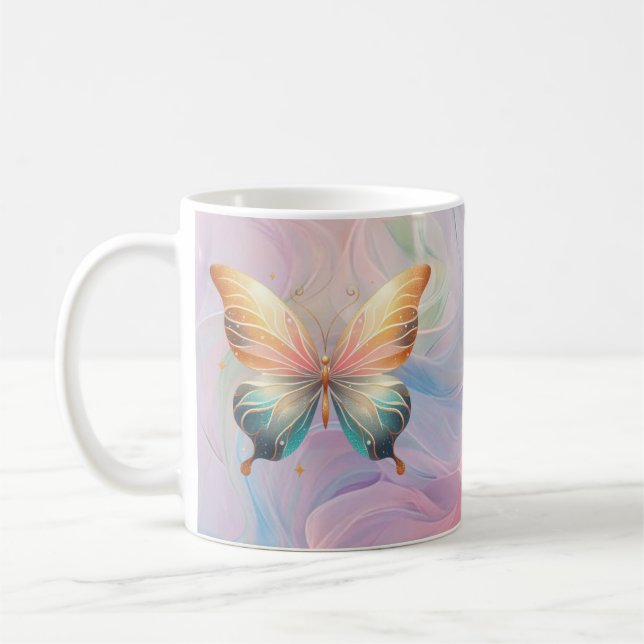 Personalised Mystic Butterfly Mug (Left)