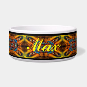 Personalised Mystic Fractal Pet Bowl