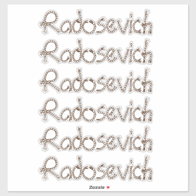 Personalised Name (Sheet)
