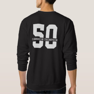 Personalised Name 50th Birthday Modern  Sweatshirt